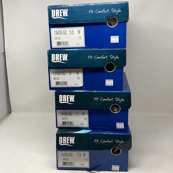 DREW Naples Comfort Shoes in vino WIDE - Picture 7 of 9